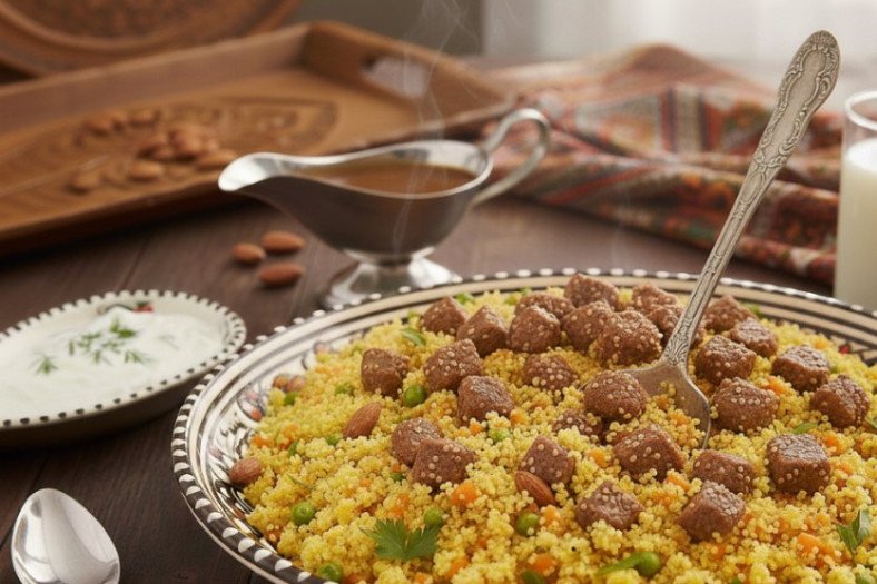 Kuzu Etli Kuskus Pilavı