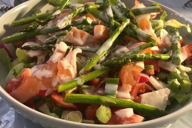 Kuşkonmaz Salatası