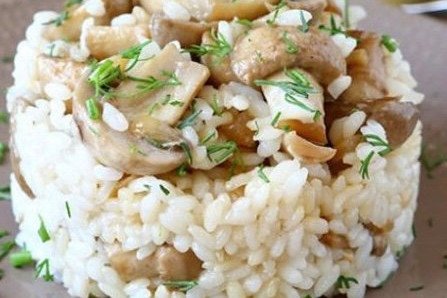 Mantarlı Pirinç Pilavı