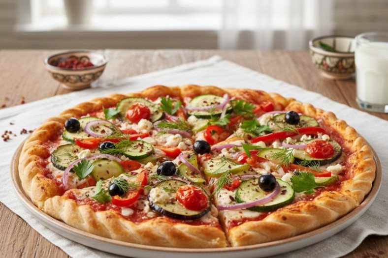 Glutensiz Sebzeli Pizza