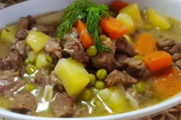 Meaty Pea Dish