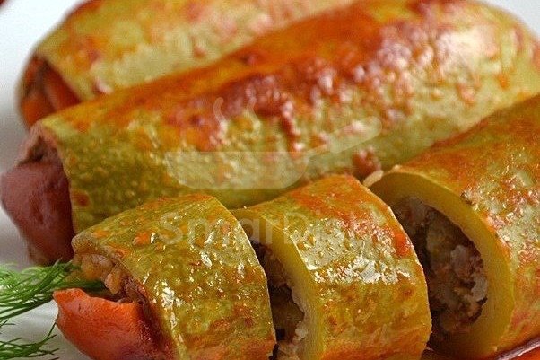 Stuffed Zucchini With Meat