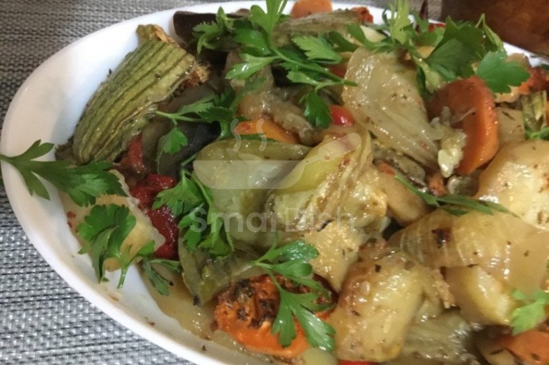 Baked Vegetable Garnish
