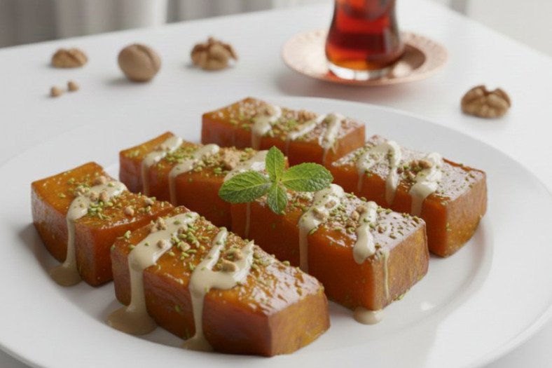 Tahinli Balkabağı Tatlısı