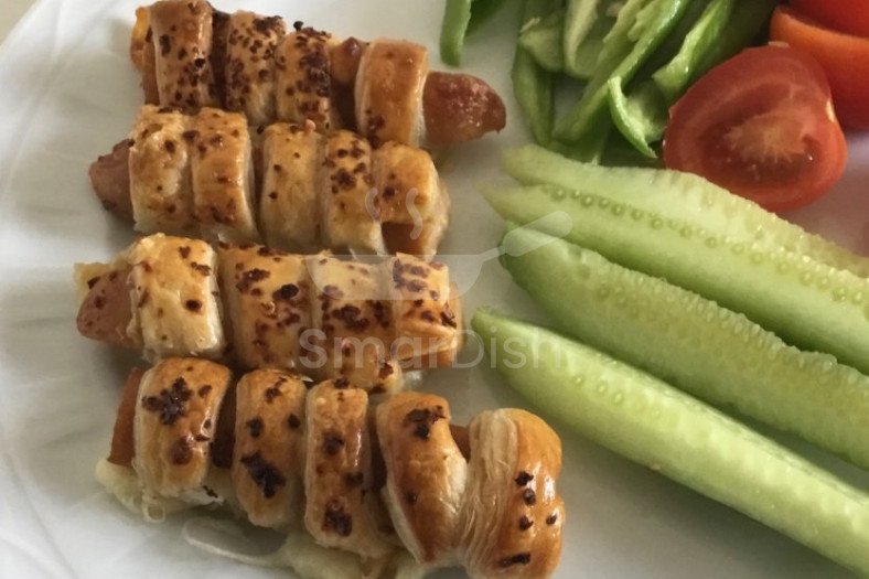 Sosisli Peynirli Milföy