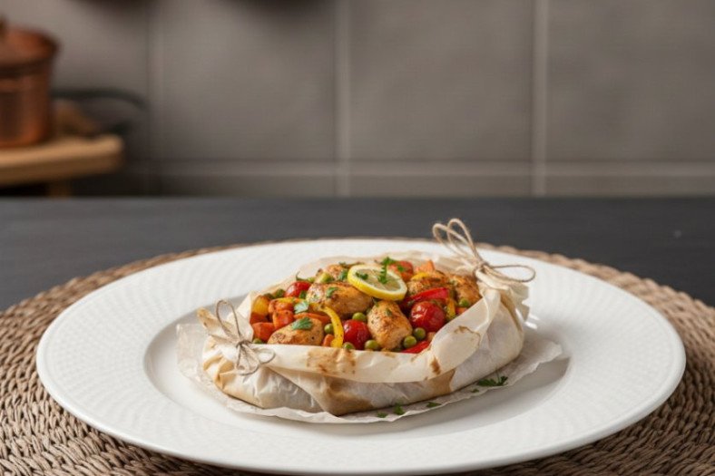 Tavuklu Kağıt Kebabı