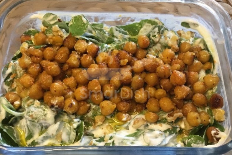 Çıtır Nohutlu Semizotu Salatası