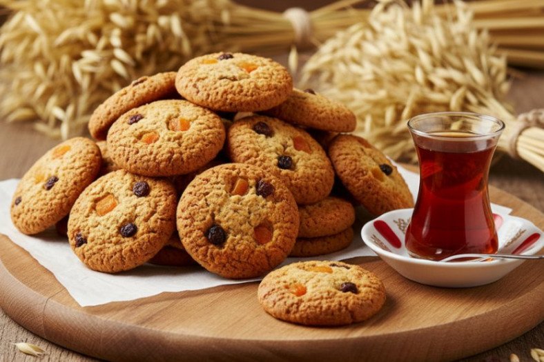 Dried Fruit Oat Cookies