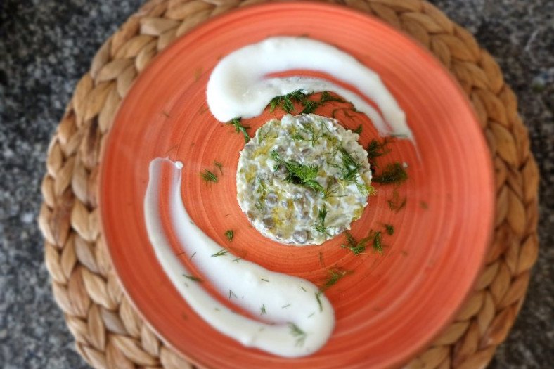 Mercimekli Kabak Borani