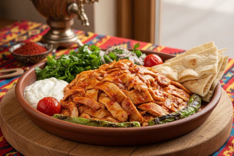 Soslu Tavuk Döner