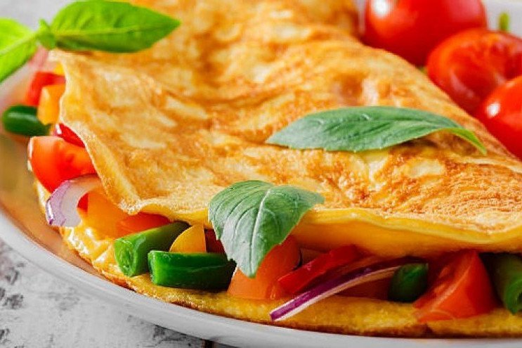 Yunan Salatalı Omlet Dürüm