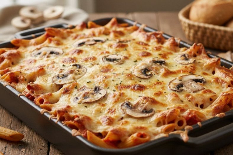 Mantarlı Fırın Makarna