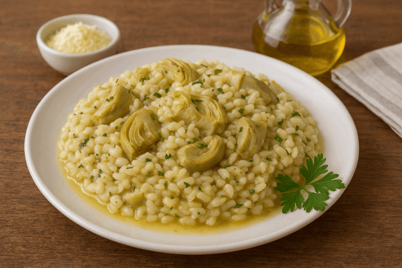 Enginarlı Risotto