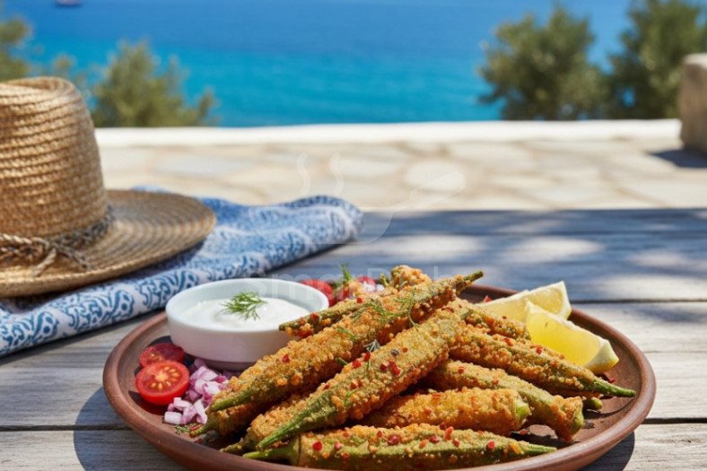 Bamya Kızartması
