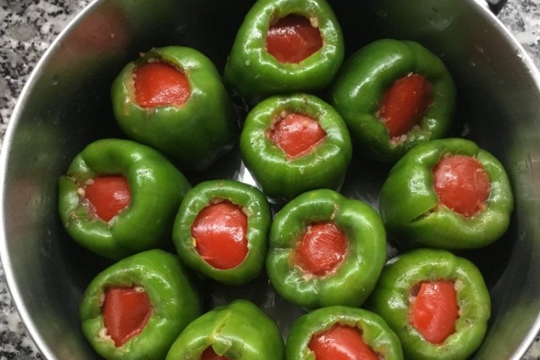 Stuffed Peppers With Olive Oil
