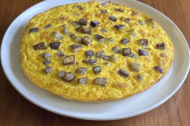 Patlıcanlı Omlet
