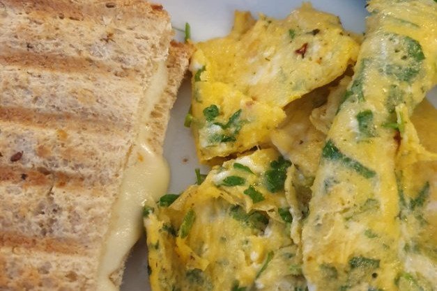Maydanozlu Omlet
